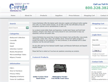 Tablet Screenshot of cuevasdistribution.com